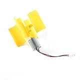 Electricity Generator, Micro Wind Turbines Dc Motor Vertical Motor Blades DIY Kit for Science Education Experiment, 5.5 m/s