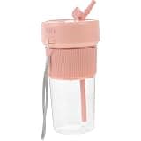 GLEAVI Portable Juice Blender Compact Design Rechargeable 350ml Personal Smoothie Maker with Leakage Prevention and Straw Hole for Travel Home and Office Use