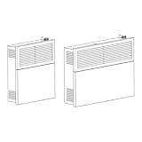 11K BTU Dual Fuel Direct Vent Wall Heater