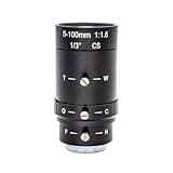 3MP CS Mount Manual Zoom Varifocal Lens 5-50mm/6-60mm/5-100mm for CCTV Security(5-100mm)