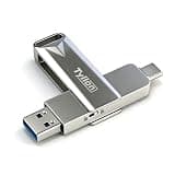 128GB USB 3.1 Flash Drive with Write Protect, Up to 160MB/s High Speed Thumb Drive, 2 in 1 USB C & USB A Dual USB Drives, External Hard Drive for iPhone 17/16/15, Android, MacBook, Laptop, PC, iPad