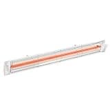 Infratech C-4024 WH Stainless Steel Fixture Single Element Electric Patio Heater 61.25" Long, 4000 Watt, 240 Volts, White Finish