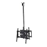 TV Stand tv Wall Mount Dual Screen Ceiling TV Mount, for 26-55 Inch Flat and Curved TVs Up to 40kg