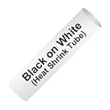 Heat Shrink Tubes Label Compatible with 4200 5200 Printer 18051 18052 18053 18054 18055 18056 18057 18058(Black on White)