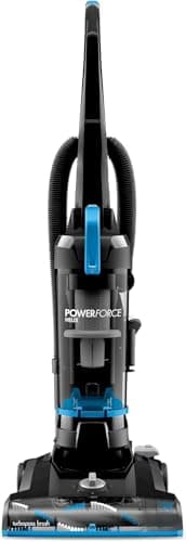 BIISSELLLL Power Force Helix Bagless Upright Vacuum, Powerful Suction for Pet Hair,Carpet, Tile & Hardwood,Cleaning, Scatter-Free Technology, Large Dirt Tank, 23ft Cord, 5 Height Settings