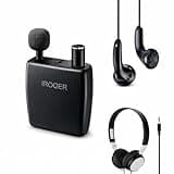 IROGER Hearing Amplifier for Seniors, Personal Sound Amplifier, Smart Auto-Gain, Directional Microphone, Rechargeable Battery, Headphones & Earbuds Included