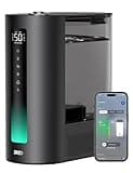 DREO 6L Humidifiers for Bedroom, Smart Warm & Cool Mist for Large Room, 60Hr Quiet Runtime for Baby, Plant, Humidity Sensor, Indicator Light, 12H Timer, Google/Alexa, Black