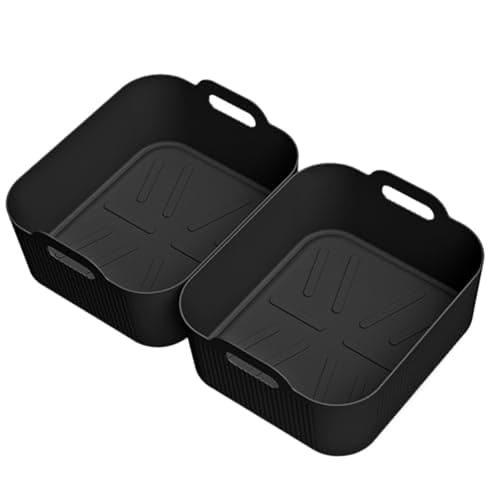Compatible For Ninja Foodi Flex 10.4L AF500 COSORI 10L Air Fryer Silicone Mould Accessories(2 X 5.2L)