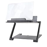 Yunseity 8 Inch Screen Magnifier Phone Stand with Screen Amplifier HD Anti Blue Light Foldable Multi Angle Adjustable Stand for 4-6 Inch Smartphones Movies Videos Gaming