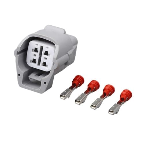 DLAHPJPT Automotive Electrical connectors 1 Set 4 Pin Way 6188-0066 6189-0126 TS 090 Sealed Male Female Oxygen Sen/*SOR Connector Pl/*UG for DJ7045Y-2.2-11 DJ7045Y-2.2-21(Follow me cheaper-01,5 Sets)
