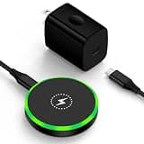 25W Magnetic Wireless Charger Fast Charging Pad for Samsung Galaxy S26 Ultra S26 S26+ S25 S24 S23 S22, Android Phone Wireless Charging Station with 30W Adapter for MagSafe,Google Pixel 10,iPhone 17 16