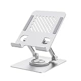 AHXIPHWSG ST04 Swivel Tablet Stand Aluminum Portable 360 Rotating Tablet Stand Holder(Silver)
