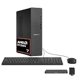Lenovo IdeaCentre Tower 8 AI Desktop, AMD Ryzen 7 250 Processor, 64GB DDR5, 3TB Storage (2TB SSD+1TB Docking Station), AMD Radeon 780M Graphics, Wired Keyboard & Mouse, Wi-Fi 6, Win 11 Pro, Grey