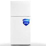 SMETA 30'' Full Size Refrigerator with Top Freezer, Top Mount 21 Cu. Ft Fridge for Kitchen, Garage, Office, Frost Free, 66 inch