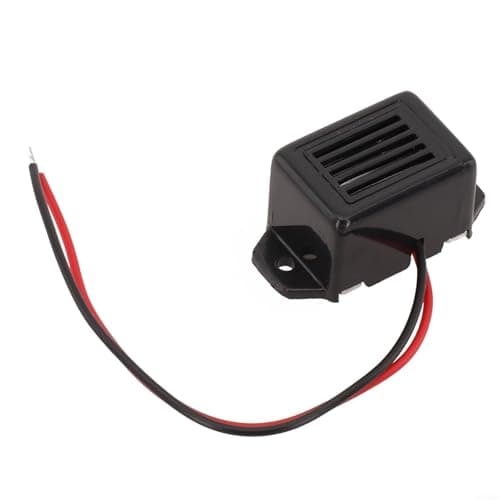 Car Light Off Buzzer Beeper 12V Adapter Cable with Alarm for Headlight Reminder, Automotive Electrical Device 15cm Wire Black