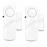 Door Window Alarm, 90dB Loud Wireless Security Sensor for Home, Apartment & Office, Easy Install Burglar Alert for Kids Safety, Pool Doors & Windows (6 White)