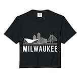 Milwaukee Skyline Comfort Colors Crop Top