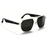 EarlySincere 2026 Ai Smart Glasses, Ai Real-Time Translation with 164 Languages, Classic Pilot Sunglasses, Equipped with Voice Assistant/Ai Call, Ip65 Waterproof,Ai Glasses for Men & Women