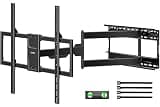 monTEK XL 40” Long Arm TV Wall Mount for 50-100 inch TVs up to 176 lbs, 4X Load Tested, ±90° Swivel&+5°/-15° Tilt&±5° Leveling, Max VESA 800x600, Preassembled, Fits 16-24” Studs