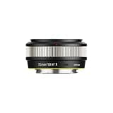 DSLR Camera Lens, 25mm F1.8 AF APS-C Large Aperture Prime Camera Portrait Lenses,Compatible for Sony E Fuji FX30 Nikon Z ZVE-10 A5000 A5100(Silver,E-Mount(APS-C))