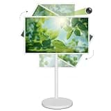 24/27/32" Portable TV On Wheels 1080P/4K Touch Screen Monitor, Android Smart Tablet With 8MP/13MP Camera, 4+64G/8+128G, Wireless Casting, 360° Swivel Rolling Stand For Home Office(27in,8+128GB(1080P))