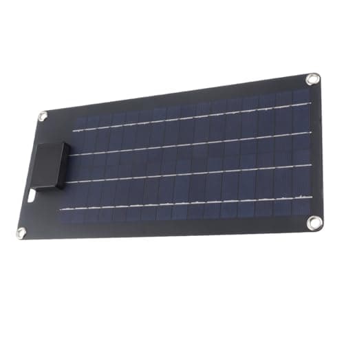AMONIDA Panel, High Efficiency Monocrystalline Solar Panel with Dual USB Charger and Type, for Vehicle Battery and Mobile Phone Charging