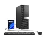 Dell Optiplex 7060 SFF Desktop Computer PC, Intel Core i5-8500T up to 3.5GHz, 8 GB DDR4, 256 GB SSD, Keyboard & Mouse, DisplayPorts, Small Form Factor Business Desktop, Windows 11 Pro (Renewed)