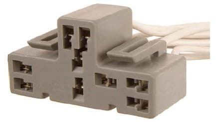 MAIN ST COLLECTIVE 1Pcs Wire Harness Connector - Multi-Function Switch, 9-16 Gauge Wires, Wiring Harnes Pigtail, Auto Wirings Plugs, Injector Plug, Car Sensor, Compatible with Ford
