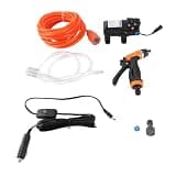12V 72W Portable Pressure Washer Pump, Male Thread G1/2, Car Washing Kit for Home, Garden, Vehicles