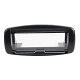 Compatible with 1 single din CD cover ABS lens cover, smoke compatible with black