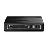 TP-Link 16 Port 10/100Mbps Fast Ethernet Switch , Desktop or Wall-Mounting , Plastic Case Ethernet Splitter , Unshielded Network Switch , Plug and Play , Fanless Quiet , Unmanaged (TL-SF1016D)