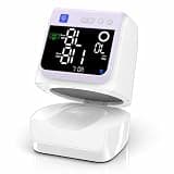 Automatic Electronic Blood Pressure Monitor, 22-40 CM Blood Pressure Cuff, 3 Users*199 Memories, Arm Blood Pressure Monitors for Home Use, Backlit Large LED Screen, BP Monitor (White Taro Purple)