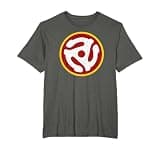 45 RPM ADAPTER T-Shirt | Vintage Vinyl Turntable Record Tee T-Shirt