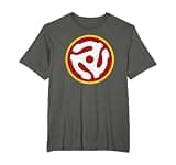 45 RPM ADAPTER T-Shirt | Vintage Vinyl Turntable Record Tee T-Shirt