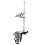 Cowbell Hoop Mount Clamp Premium Durable Adjustable Jazz Drum Kit Accessory for Drummers Silver