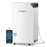 4500 Sq.Ft Most Efficient Energy Star, Max 80Pint/D (Standard 52Pint/D) Smart Compressor Dehumidifier with Drain Hose, WiFi/APP, Intelligent Humidistat, for Basement, Home, Bedroom, Bathroom(White)