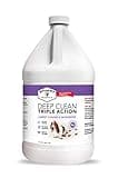 Stuart Pet Supply Co. Professional Strength Deep Clean (Gal.) 3X Carpet Cleaner Solution & Deodorizer, Concentrated Encapsulating Carpet Shampoo, Pet Odor & Dirty Carpet Cleaning Solution 128 fl oz.
