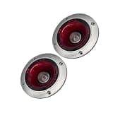MAGICLULU Car Tweeter Horn Lightweight Design 2pcs with Small Light Bulb, Easy to Connect Replacement Auto Horn in Plastic Material for Automotive Audio Systems