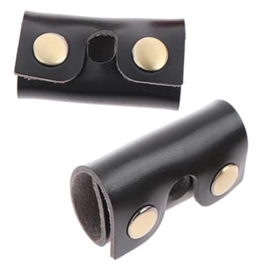 PENIKOKO 2pcs Razor Head Protective Covers for Manual Shavers Black Razor Tip Sleeves for Travel and Storage