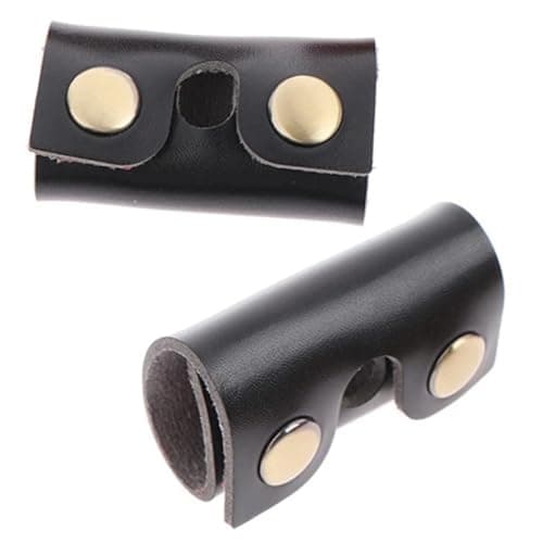 PENIKOKO 2pcs Razor Head Protective Covers for Manual Shavers Black Razor Tip Sleeves for Travel and Storage