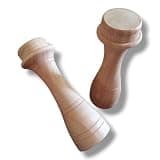 Authentic Handmade Iraqi Kassour Drum – Traditional Goat Skin Percussion Instrument, Kishba Wood Arabic Hand Drum, Middle Eastern Folk Music Instrument, Cultural Decor & Performance Drum, 1PC