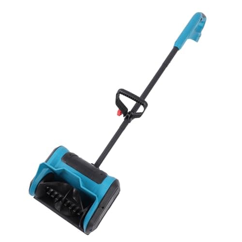 Cordless Electric Snow Blower, Battery Powered Snow Thrower, 600W Brushed Snow Removal Shovel with Adjustable Deflector for Deck Sidewalk Steps, Compatible with 18V 20V 21V Lithium