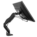 Computer Monitor Arm Support 17-30” Full Motion Single Arm Desktop Mounting Brakcet Gas Spring Adjust Rotating Monitor Holder