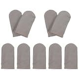 JOINPAYA 10pcs Sweat-Resistant Nylon Finger Sleeves for Mobile Gaming, Thin Touch Screen Thumb Covers with Well Sweat Absorbing Ability, for Phone Gamers and Adults