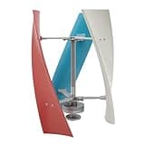DUIBAII 12V Wind Turbine Generator Kit, 400W DC Helix Maglev Axis Vertical Wind Generator, 3 Blade Spiral Winds Power Turbine Generators with Charge Controller for Marine Home Industrial Energy