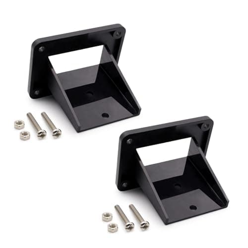 24 Pcs 600V Socket Panel Bracket With Screw 2 PIN 50A Plug Connector Flush Mount Cover
