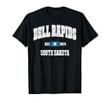 Dell Rapids South Dakota SD Vintage State Flag Athletic T-Shirt