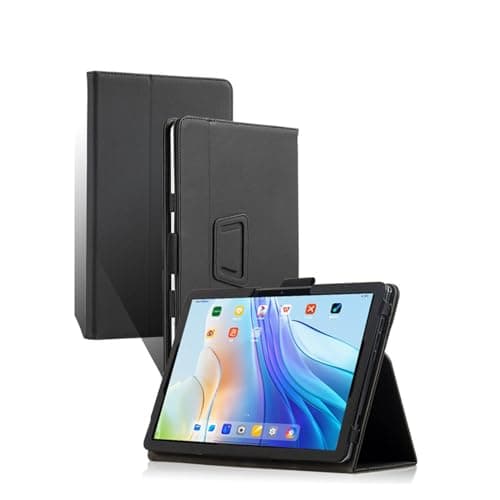MARQI Leather Cover Compatible with HTC A101 A103 Plus 10.1 Inch/HTC A104 10.36 Inch/HTC A102 11'' Case Handheld Tablet Case (Color : Black, Size : HTC A104 10.36), QBJ01