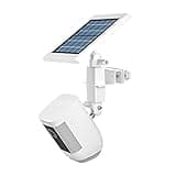 HOLACA 2-in-1 Weatherproof Gutter Mount for Stick Up Cam Pro Solar Panel, Spotlight Cam Pro Battery and Stick Up Cam Plus Battery Outdoor Mount Accessories for Ring Super Solar Panel (White)