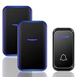 ONMYJFD Home Door Bell Chime Waterproof Doorbell 300M Remote Intelligent LED Light